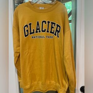Glacier national park sweatshirt. Only worn once.